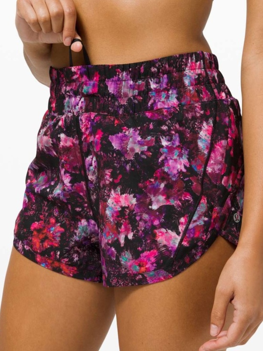lululemon athletica Tracker Short in fluoro floral print